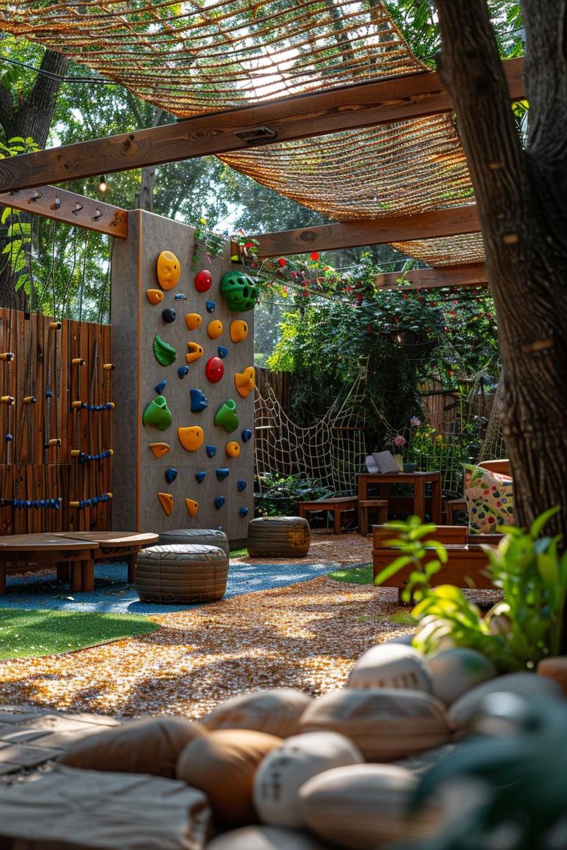 24. Fun Outdoor Play Area for Kids