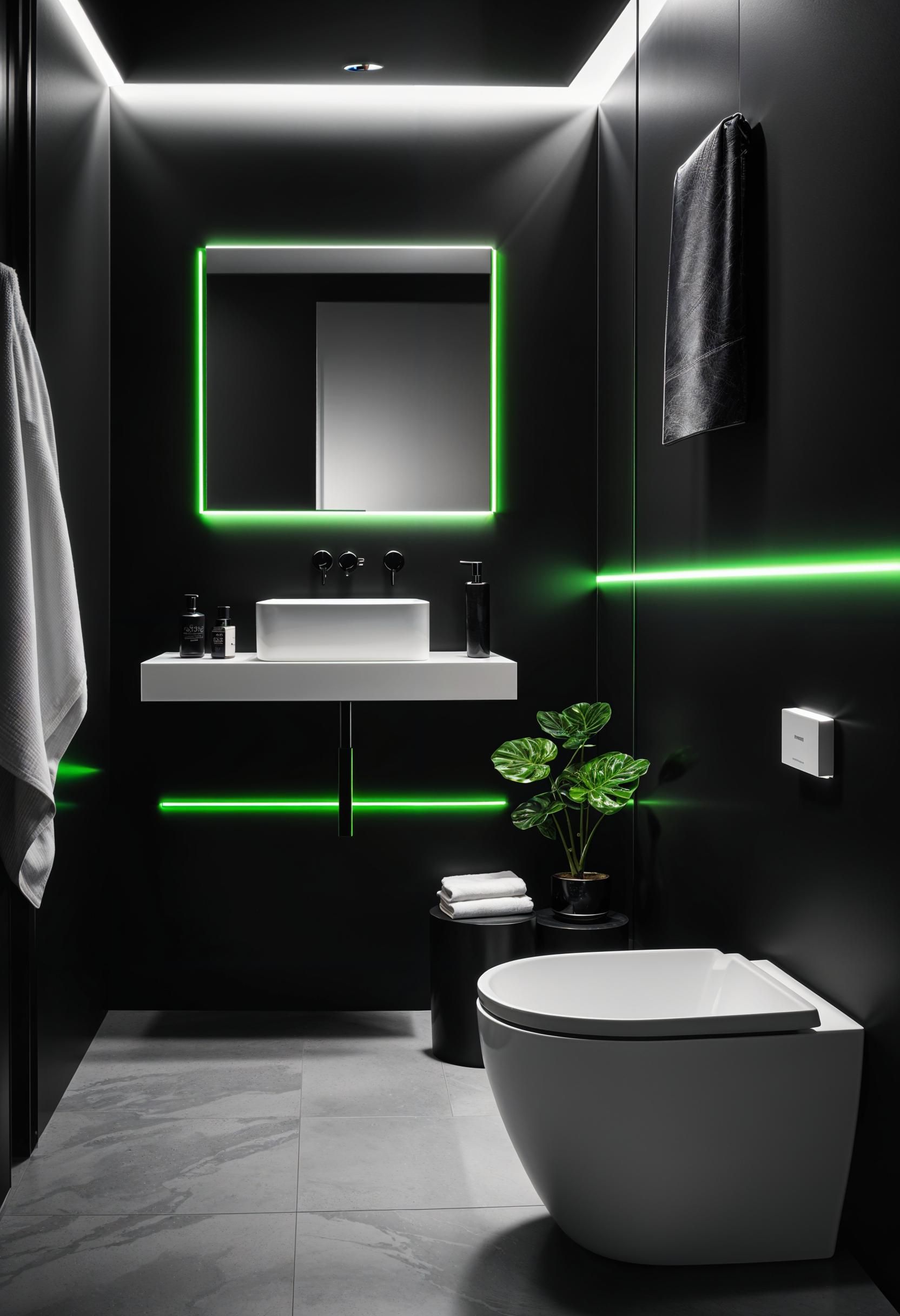 6. Matte Black Bathroom Wall Ideas - photo 2