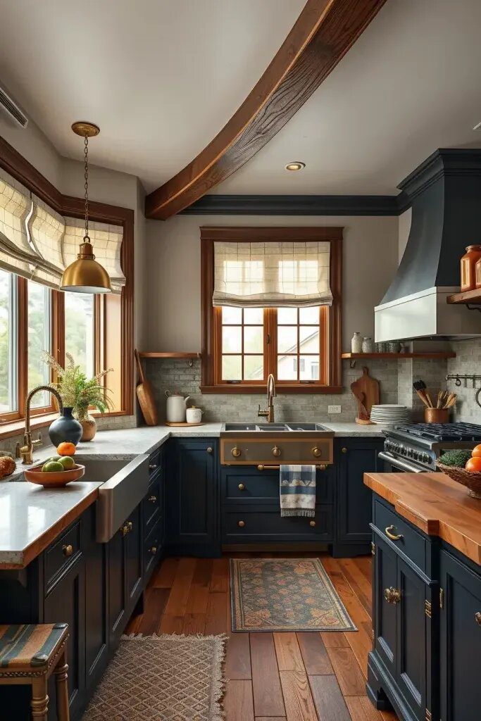 Mixing Linen, Wood, and Metal Textures