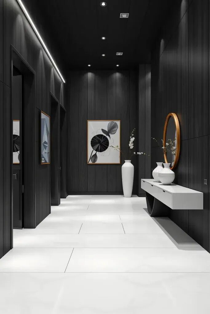 Monochrome Wood Panels for Sophisticated Contrast - photo 2