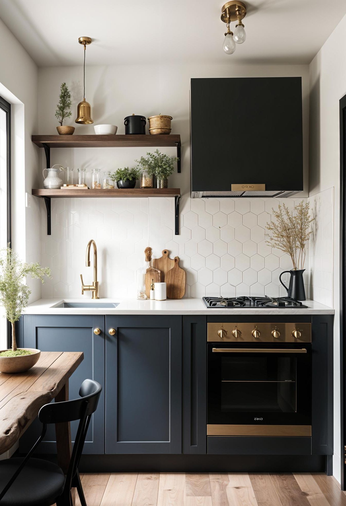 11. Mix Metallic Finishes in Small Kitchens - photo 3