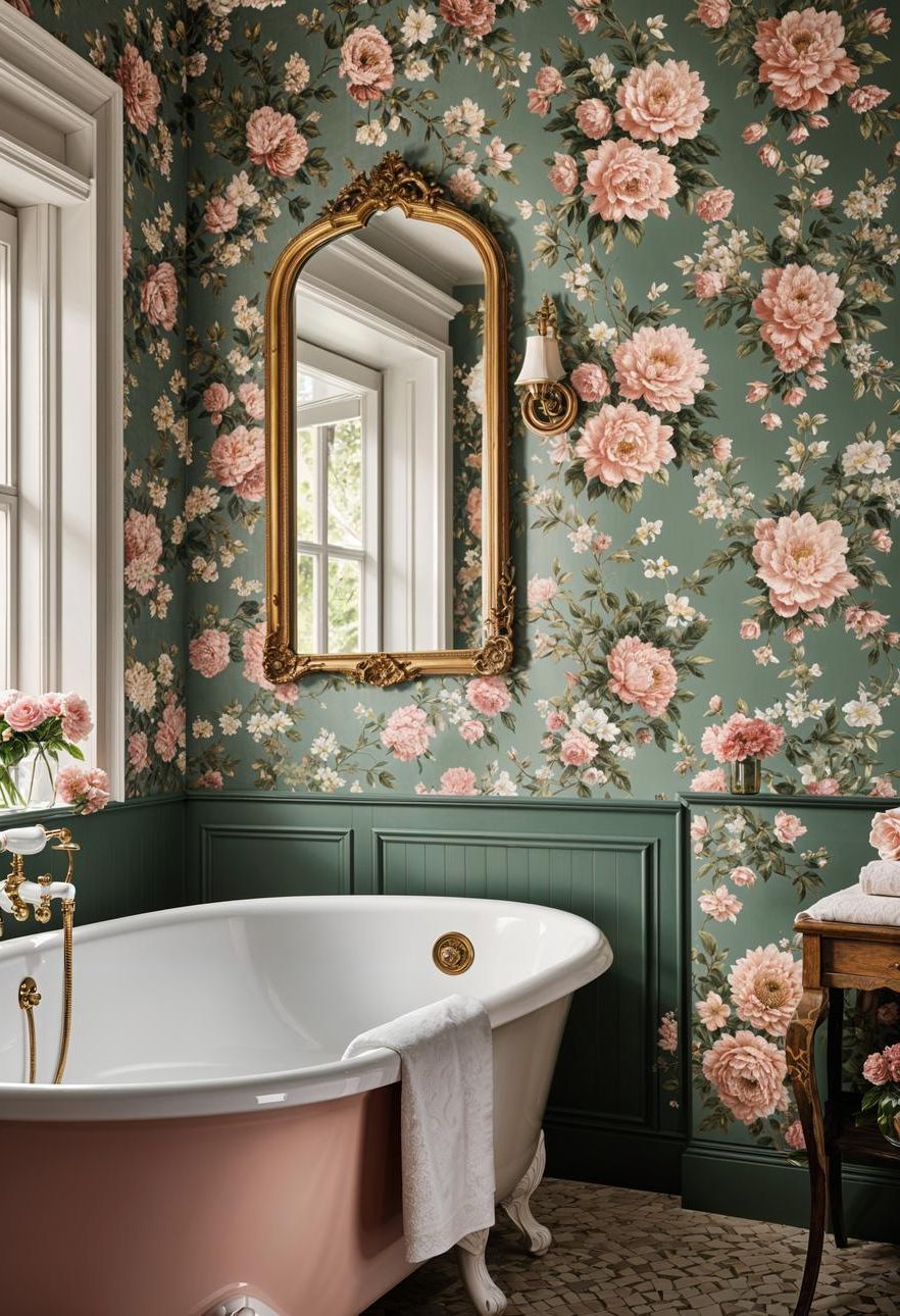 2. Timeless Vintage Floral Wallpaper - photo 2