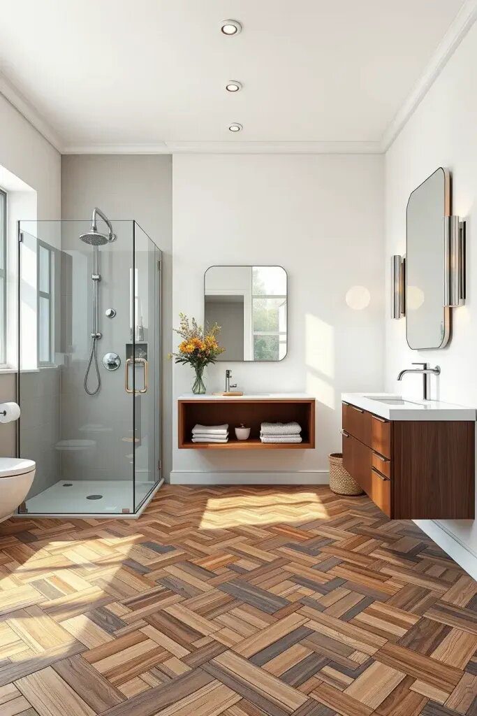 Elegant Herringbone Layouts for Wood Tile - photo 2