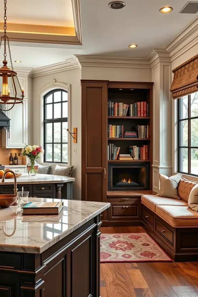Kitchen Spaces Designed for Relaxing Together