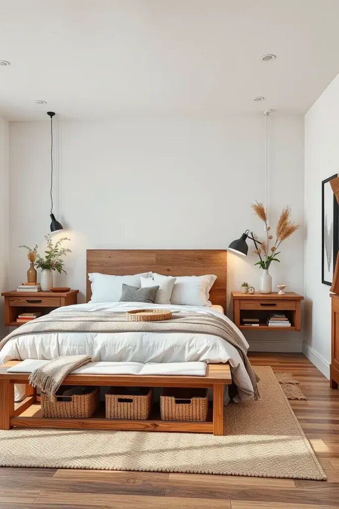 Keeping a Rustic Bedroom Cozy and Organized - photo 2