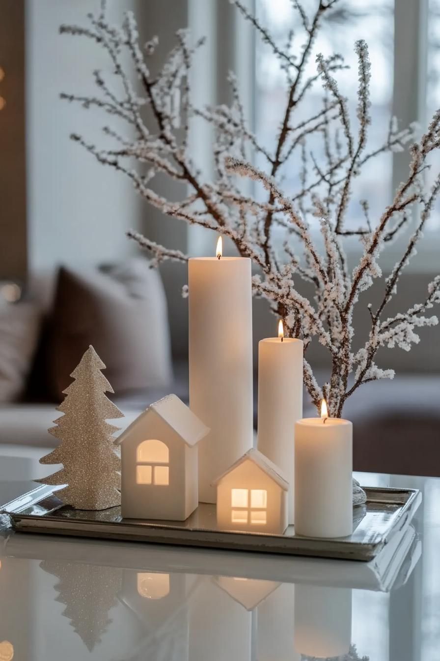 20. Modern Candle Display Styling Ideas - photo 2