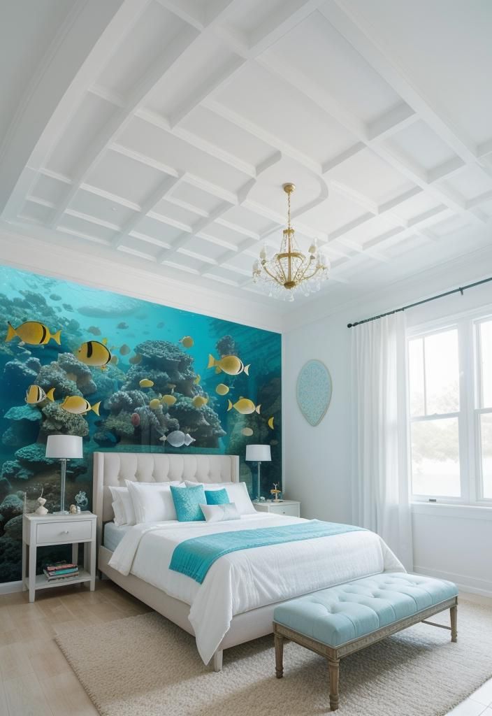 10. Ocean-Themed Teen Boy Bedroom - photo 2