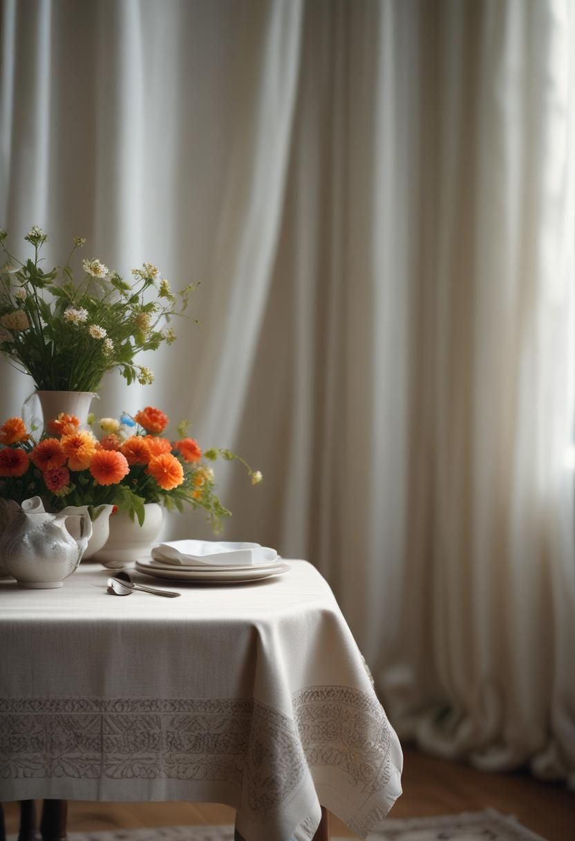 16. Cross Stitch Linen Decor Ideas
