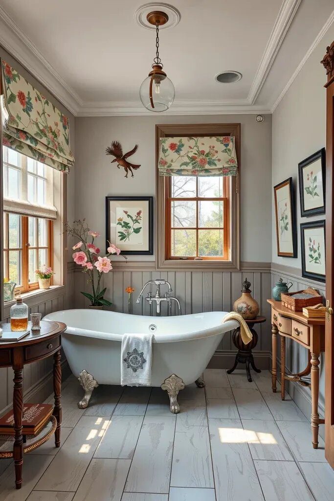Botanical Prints for a Country Estate Look - photo 2
