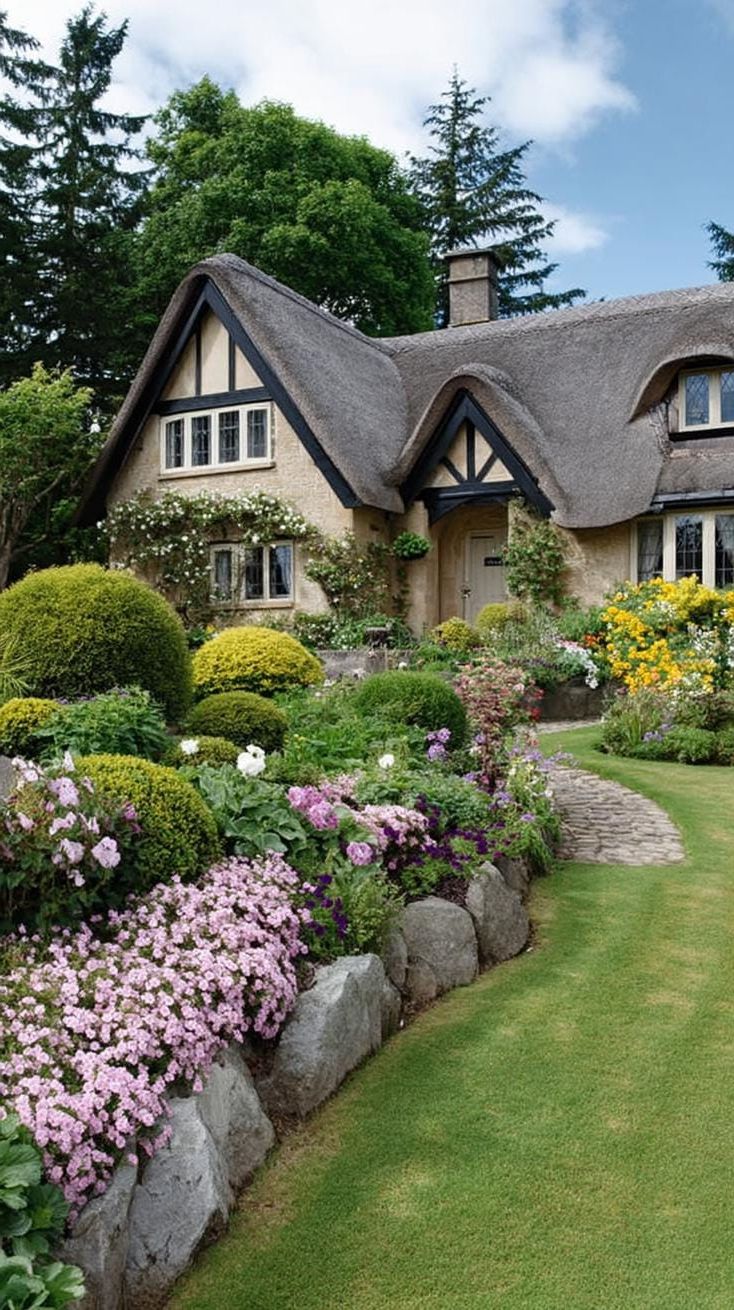 34. A Flower-Covered Wall Beneath a Mossy Roof - photo 2