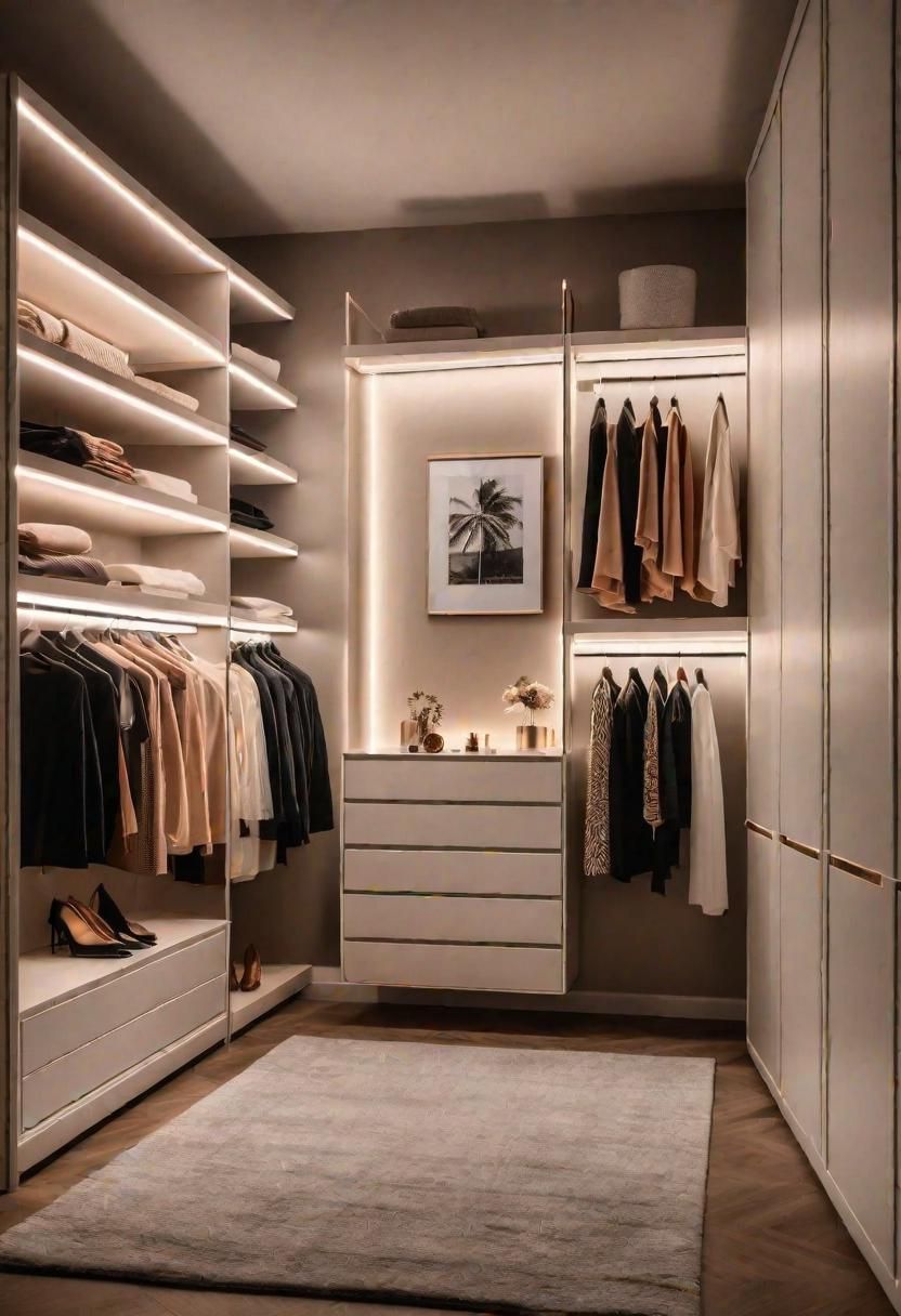 13. LED Closet Rods