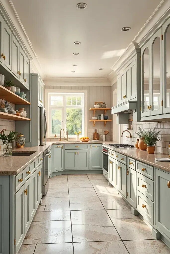 Painted Wood Cabinets That Show Off Grain