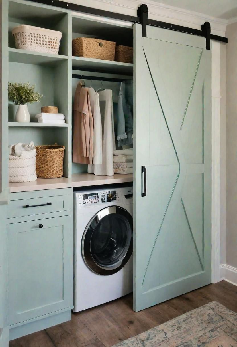 2. Multi-functional Sliding Barn Door