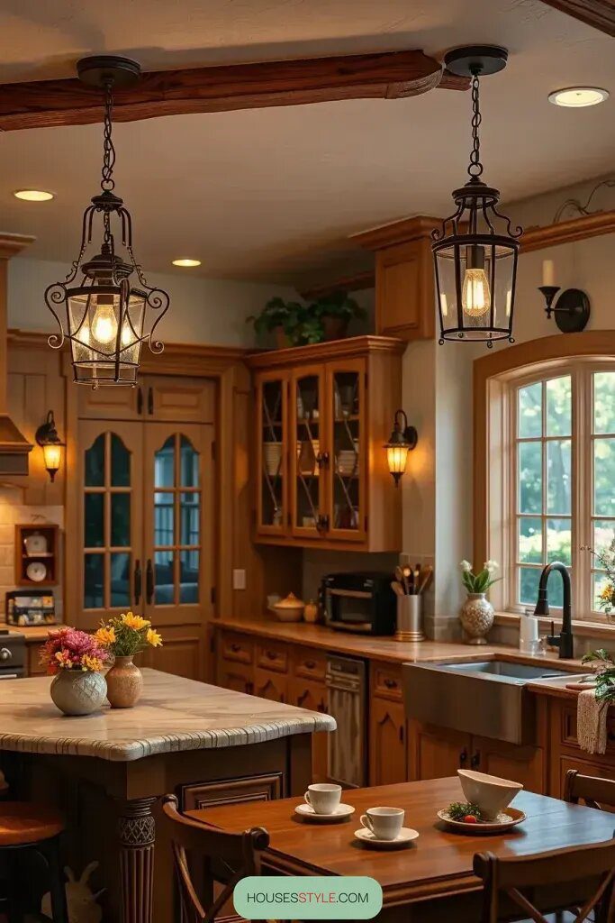 Warm Ambient Lighting for a Homely Kitchen - photo 2