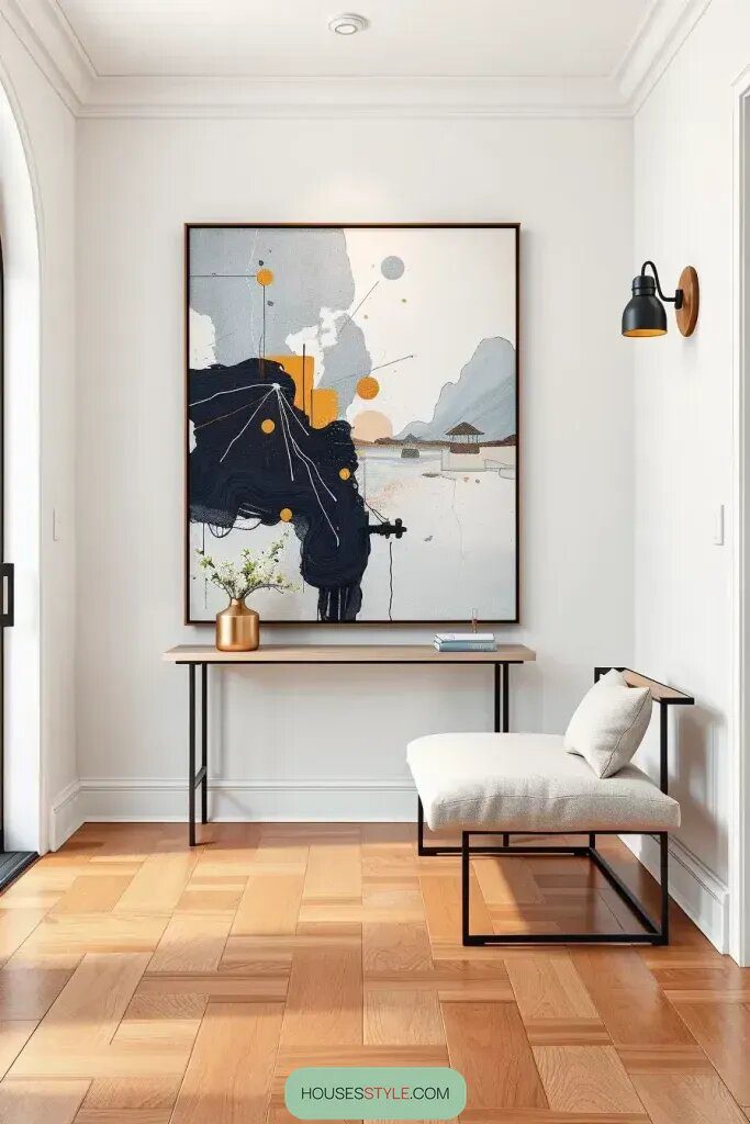 Artistic Accents That Welcome Guests Inside