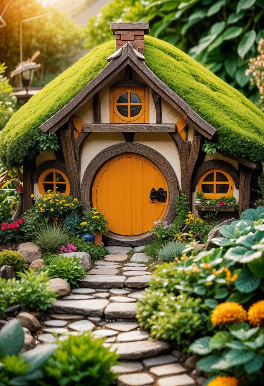 32. Gnome Houses for the Garden - photo 2