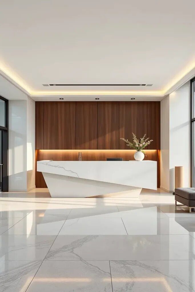Designing an Elegant Minimalist Reception Desk - photo 2