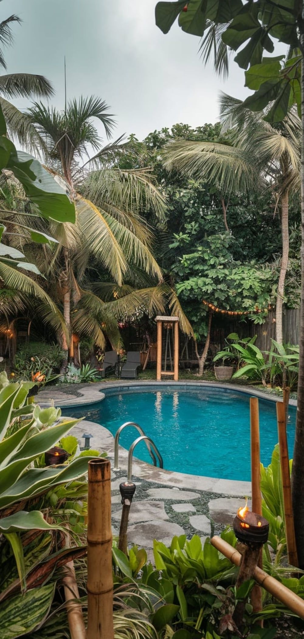 4. Tropical Pool Escapes at Home