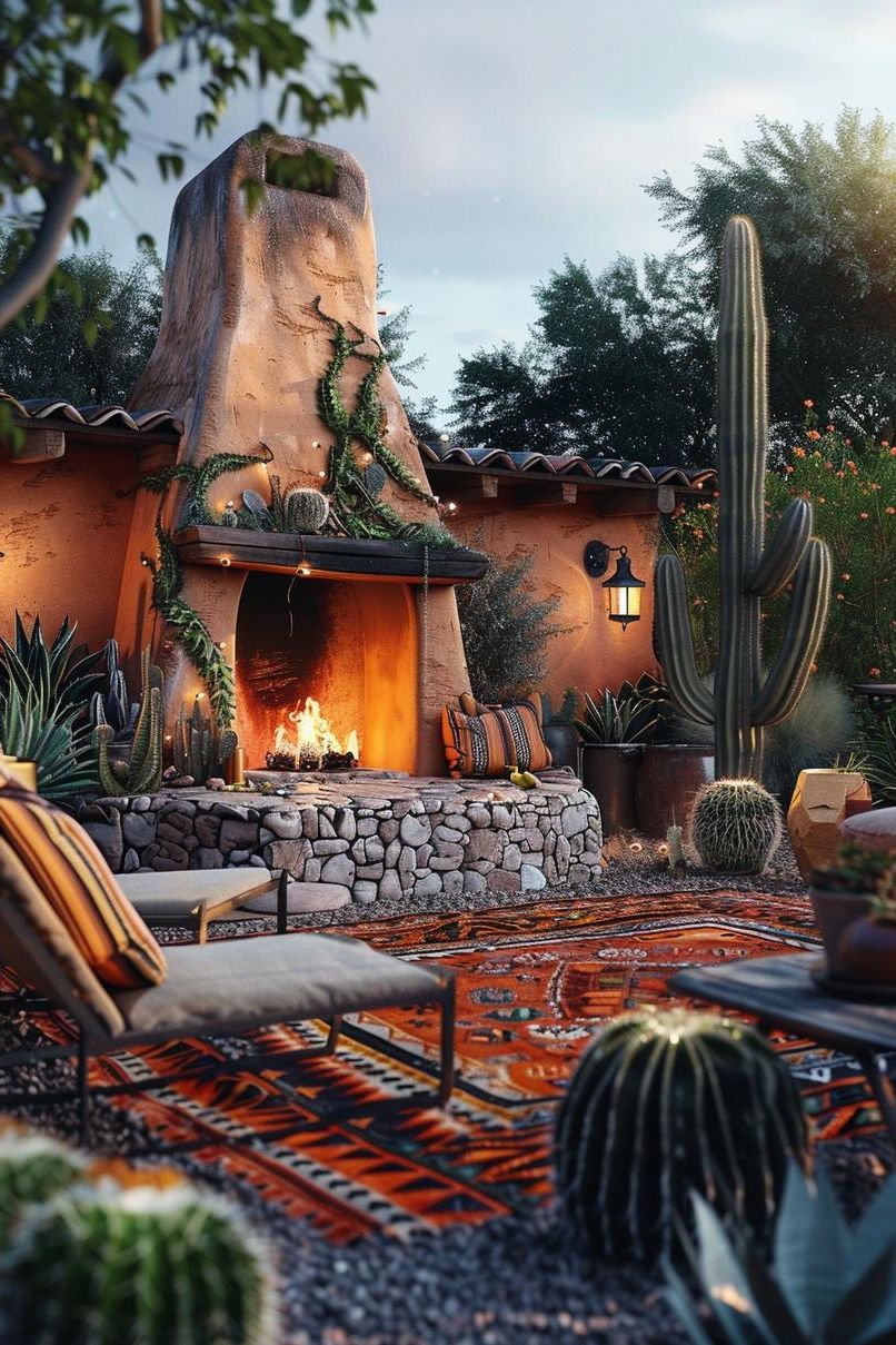 17. Warm Southwest Patio Retreat