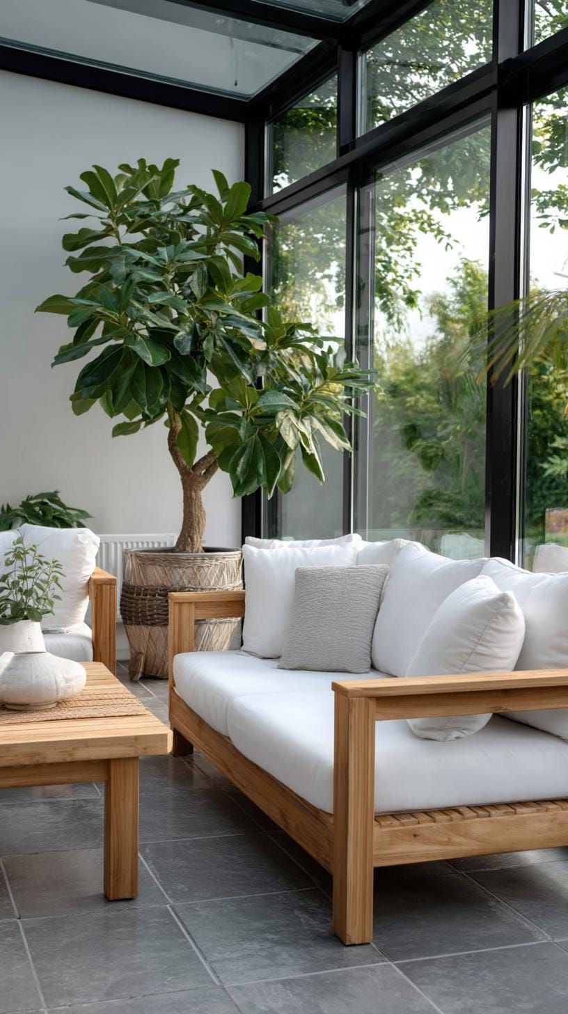 22. A Minimalist Scandinavian Enclosed Porch - photo 3