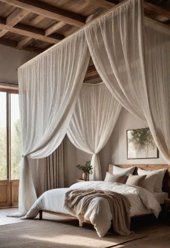 16. Floating Canopy Bed Ideas