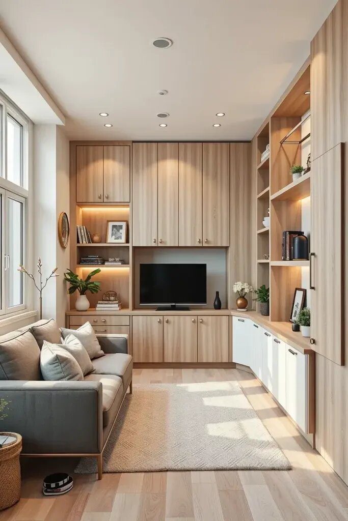 How Built-In Storage Declutters a Small Space