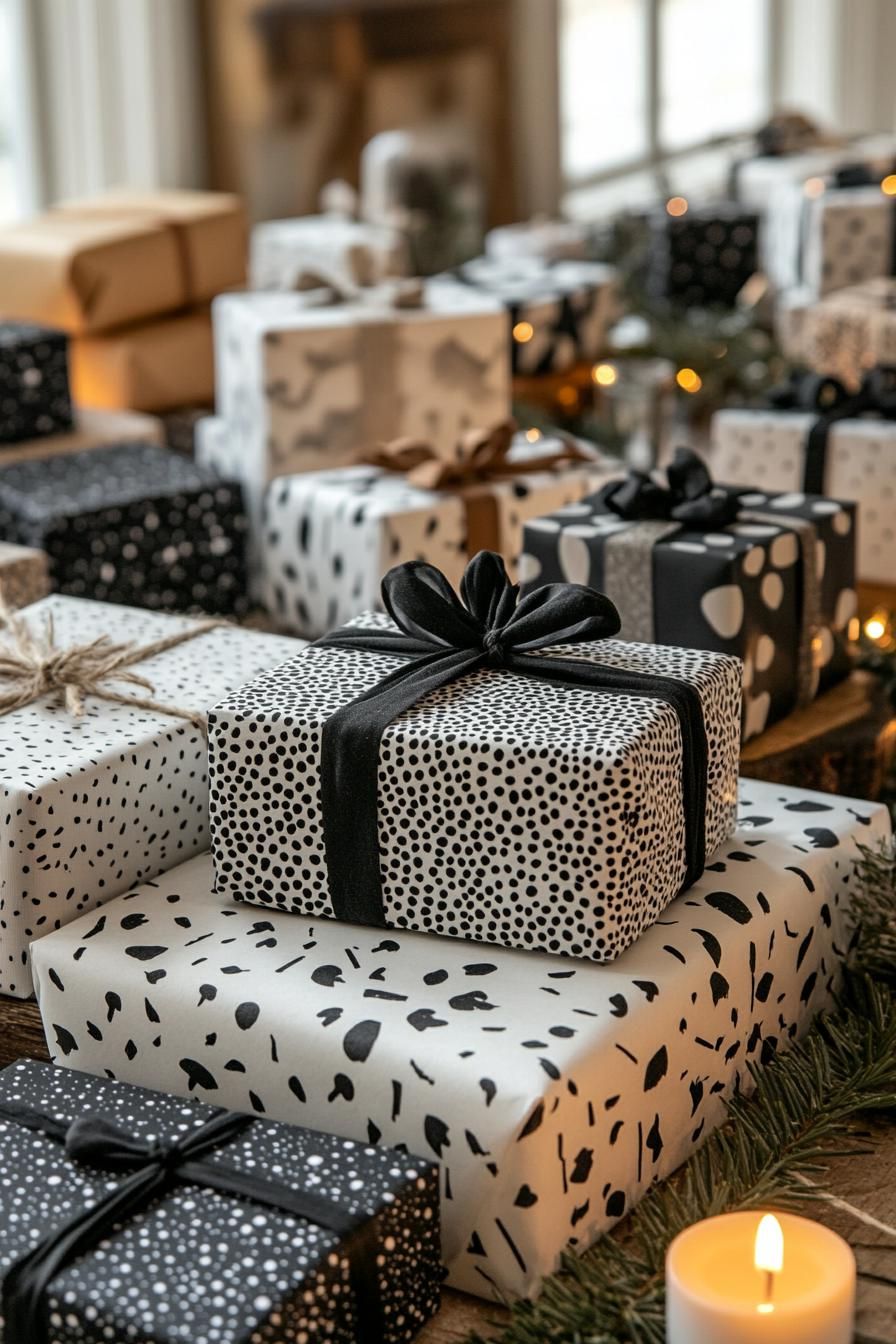 12. Monochrome Gift Tags and Cards - photo 2