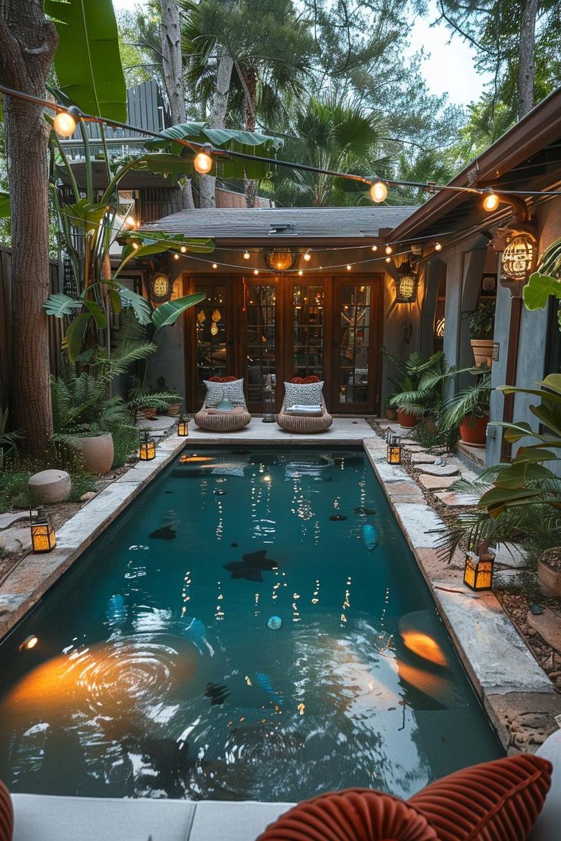 18. Forest-Themed Pool Design Ideas