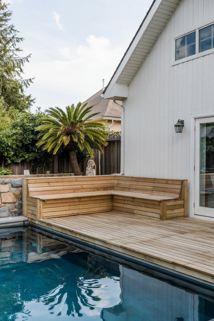 15. House-Attached Deck with Storage Bench - photo 2