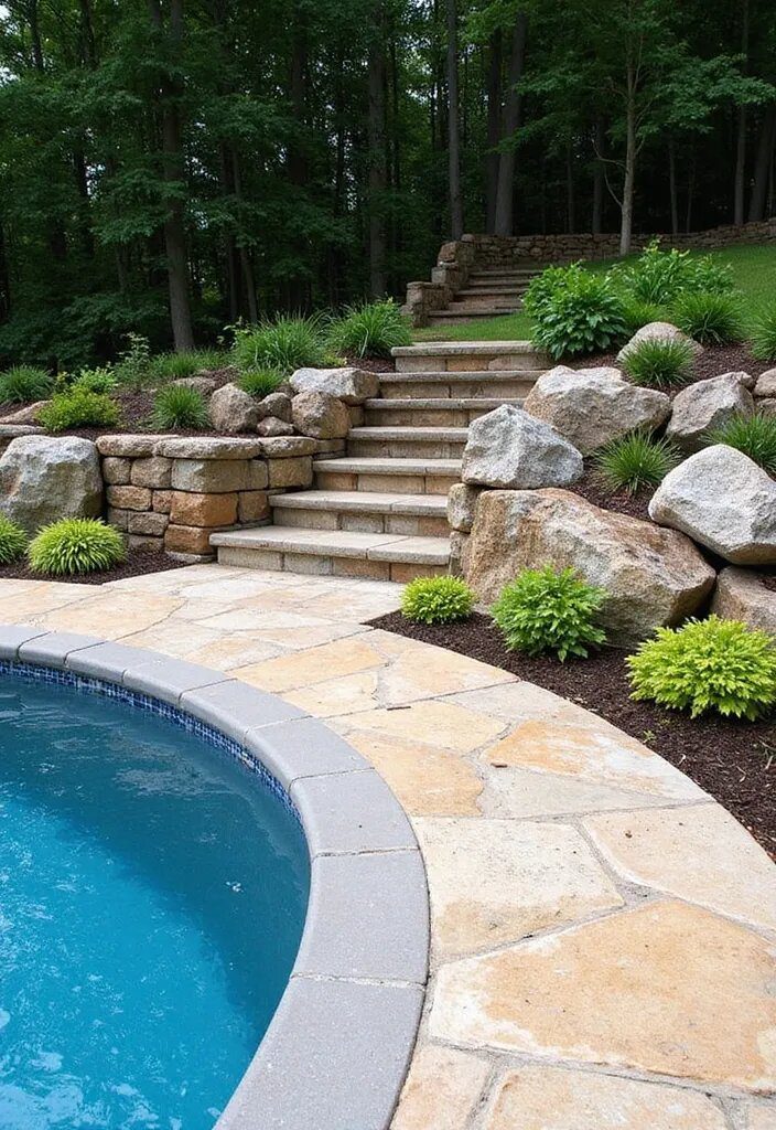 7. Add Natural Stone Accents