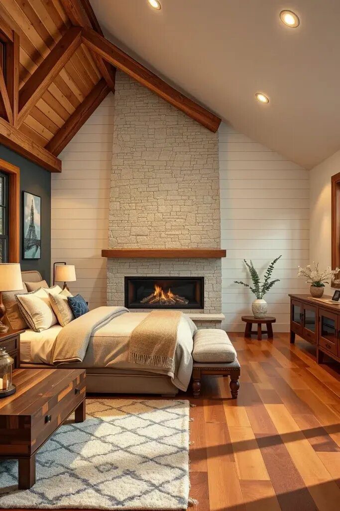 Contemporary Fireplaces for Country Warmth