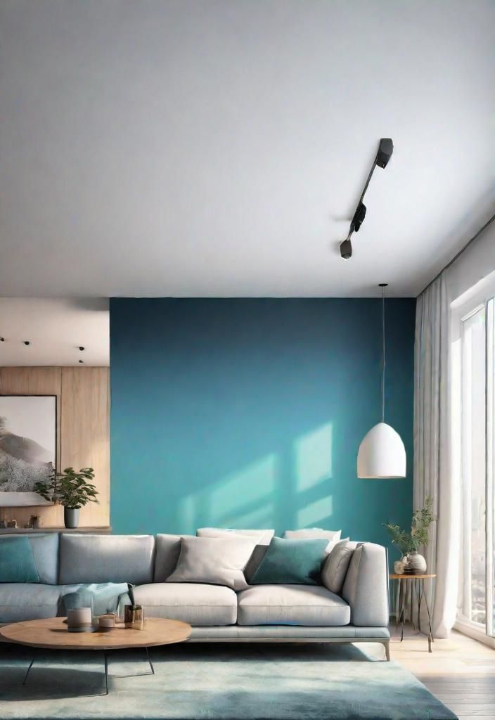6. Ombré Paint Effect for Living Rooms