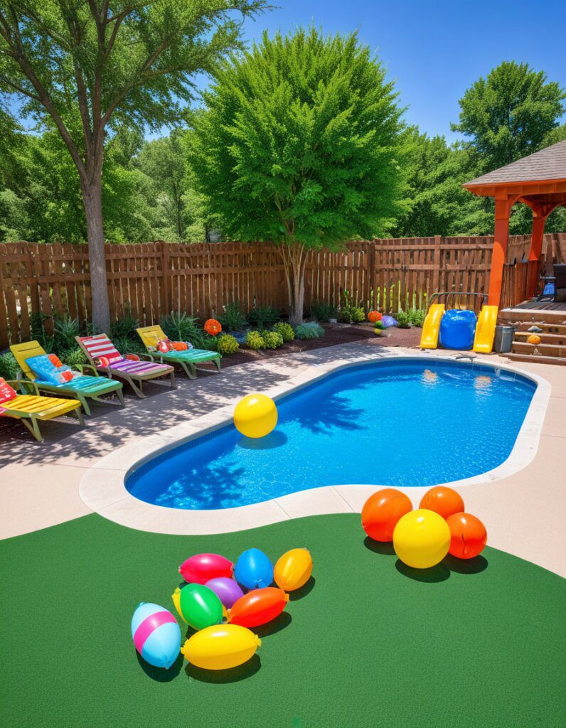 Safe and Playful Pool Features for Kids