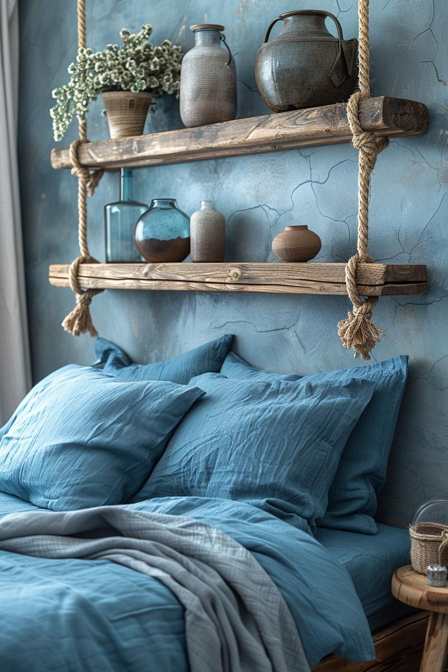 6. Nautical Rope Shelf Ideas