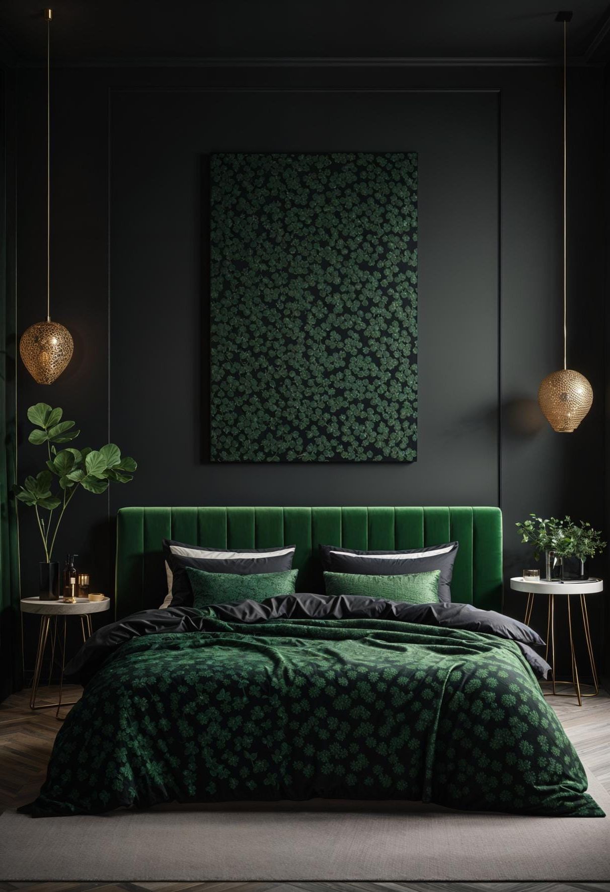 16. Chic Clover Green Bedroom Ideas - photo 3
