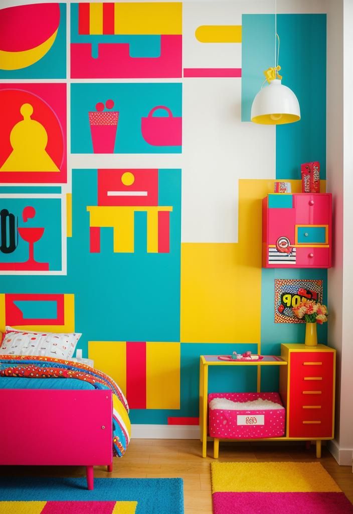 22. Colorful Pop Art Playroom - photo 2