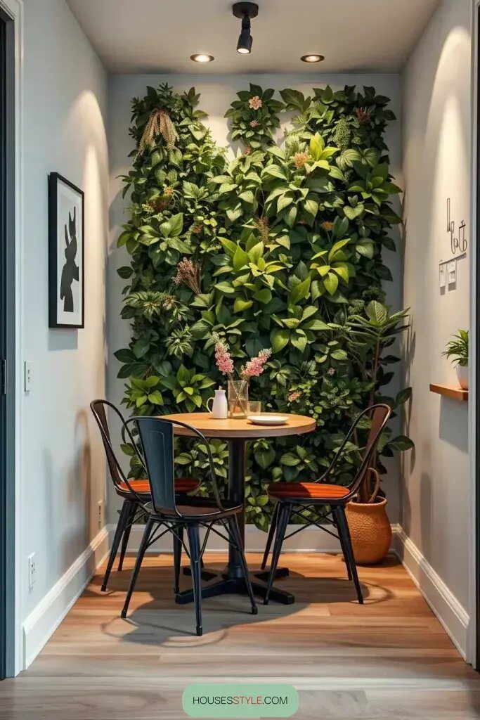 Freshen Up Your Dining Area With Vertical Gardens