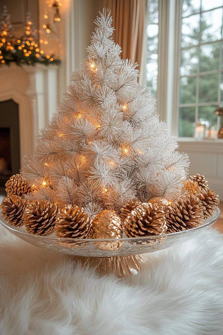 12. Gilded Pinecone Decor Ideas - photo 2