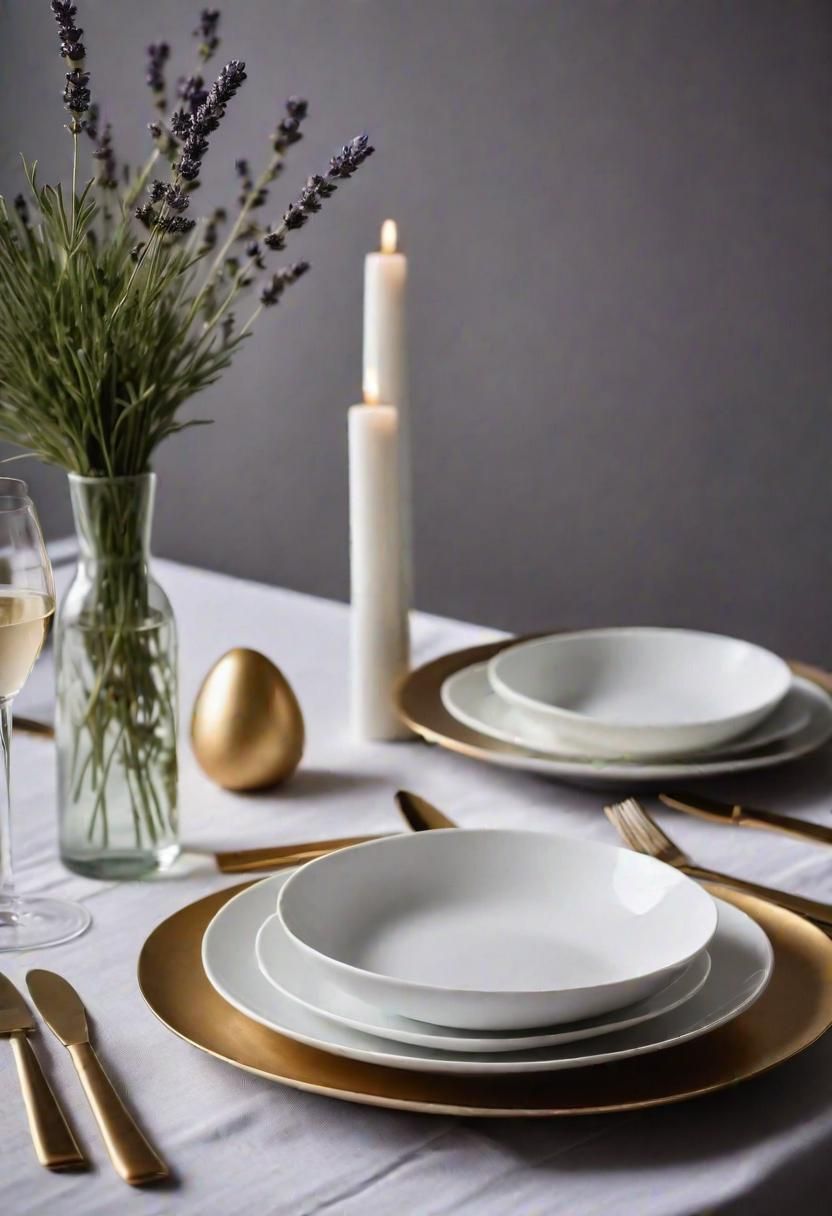 4. Simple Elegant Easter Table Ideas