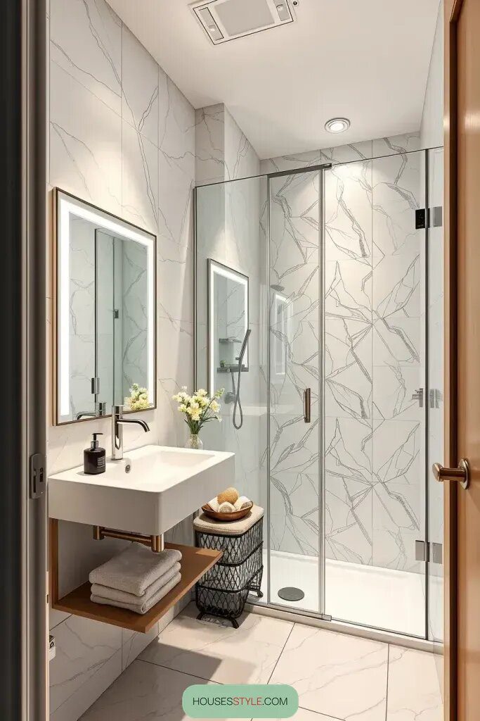 18. Mirror Walls That Make a Bathroom Look Bigger - photo 2