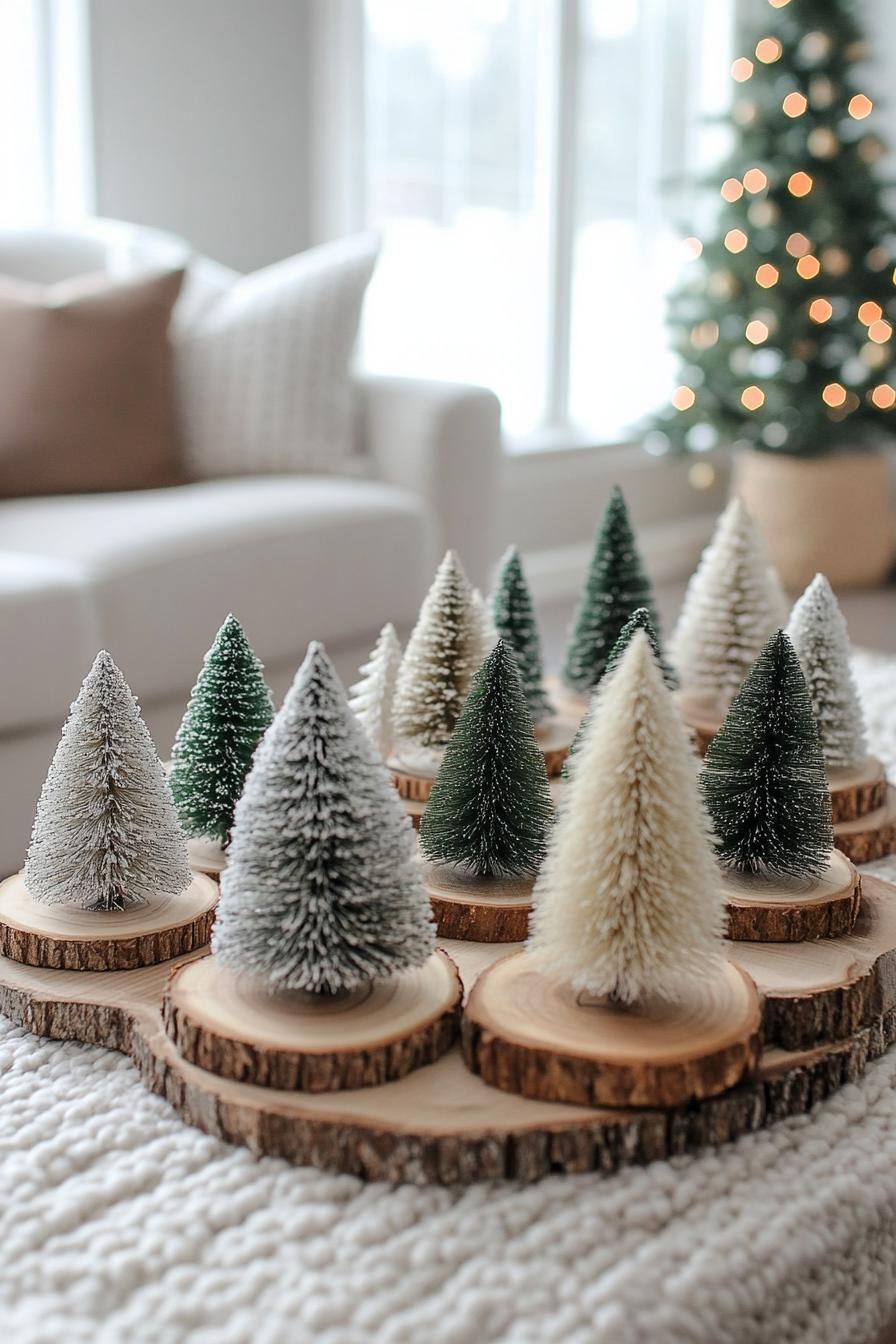 12. Christmas Tree Wood Slice Chargers - photo 3