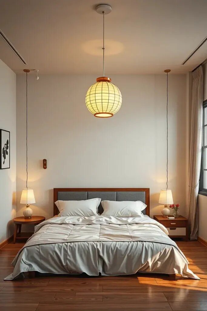 Sculptural Lighting for a Japandi Glow