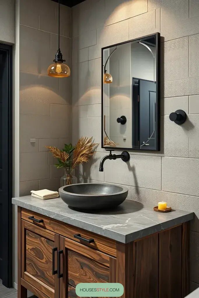 Concrete Sinks and Countertops for Industrial Style