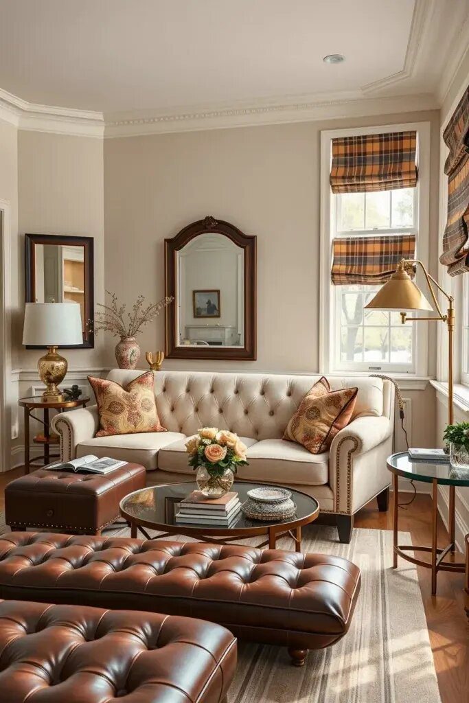 5 Ralph Lauren Tricks for a Small Living Room