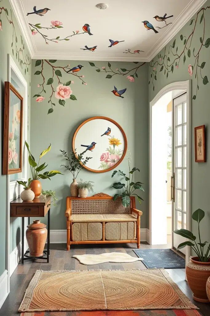 Nature-Inspired Foyer Decor That Brings the Outdoors In