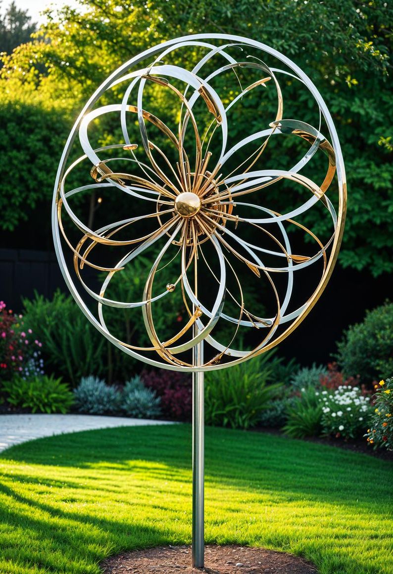 20. Kinetic Metal Art Pieces