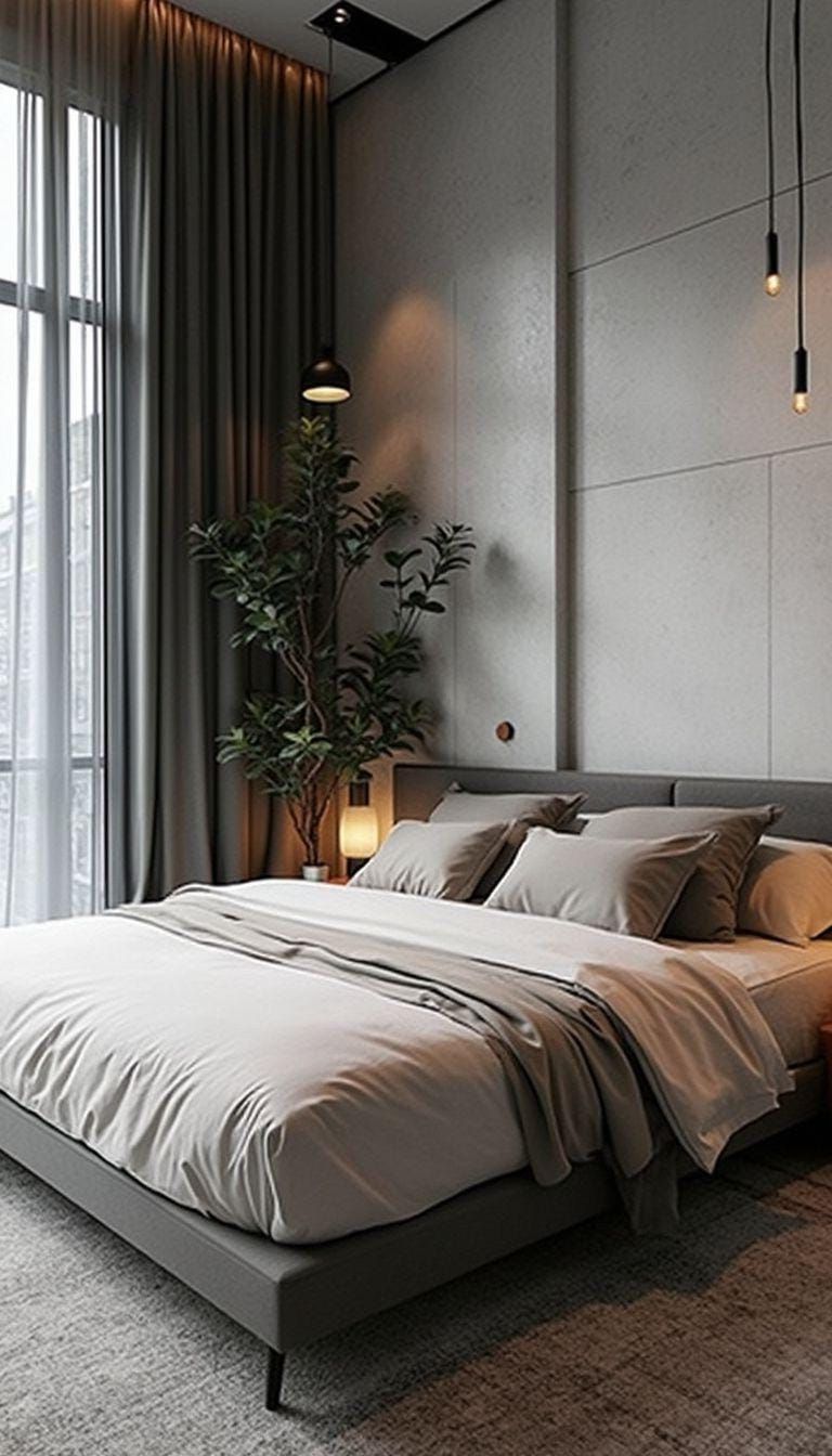 12. Urban Oasis Bedroom Style