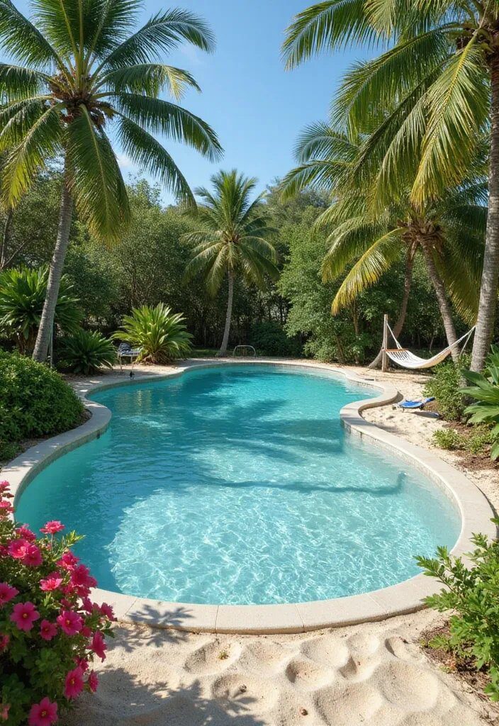 4. Build a Tropical Backyard Oasis