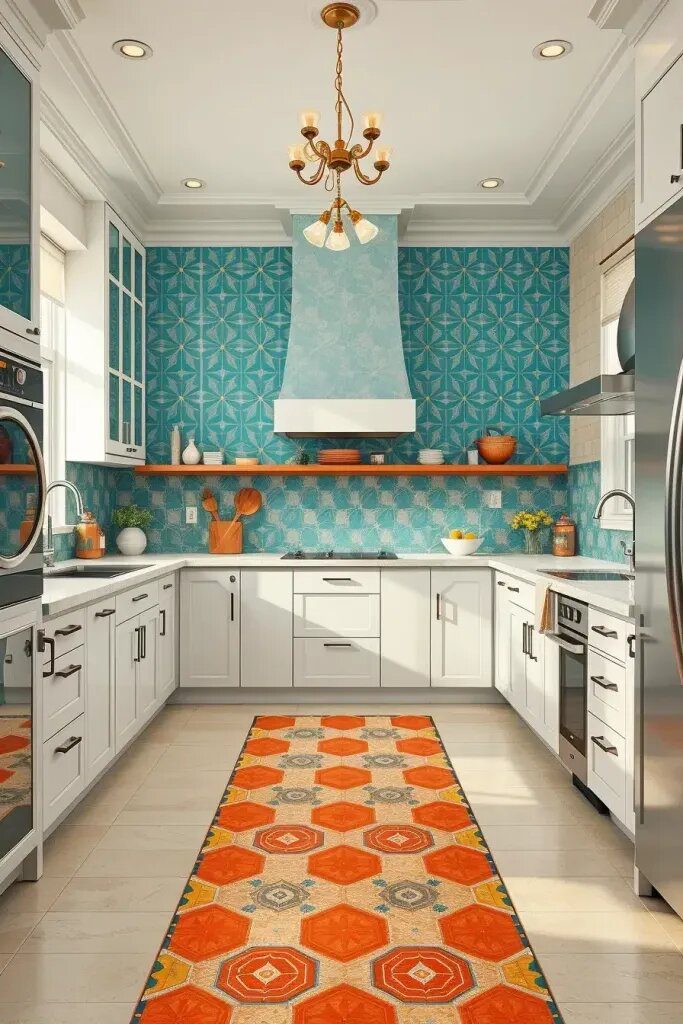 Geometric Shapes for Retro Color Schemes
