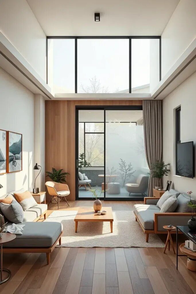 Sliding Doors As Stylish Room Dividers